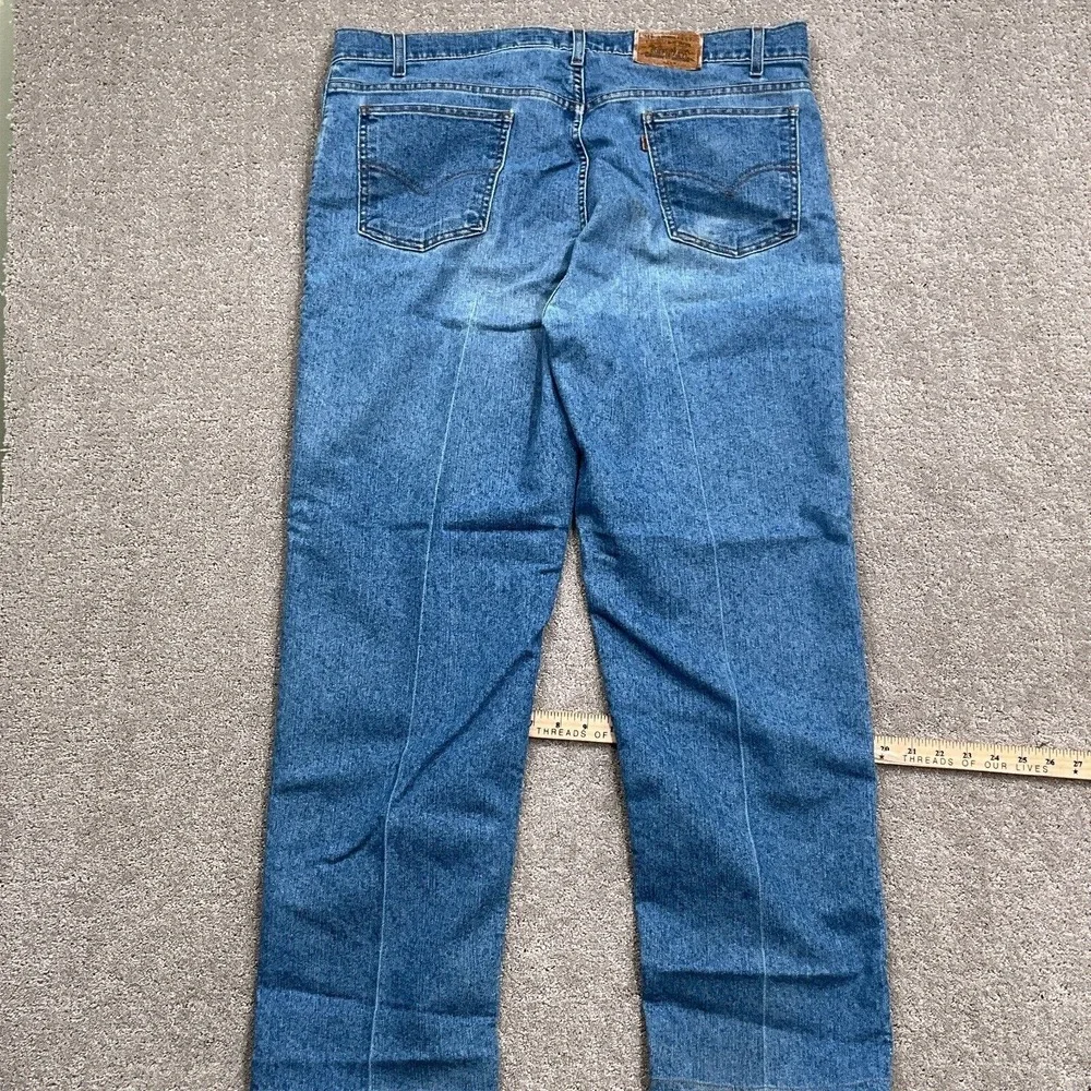 Levis 540 Jeans Men‎ 39W 31L Blue Relaxed Fit Brown Tab Denim Pants 90s